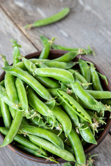 green pea pods