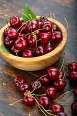 many sweet cherries