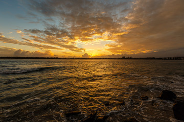 Sunset in Caloundra, Queensland
