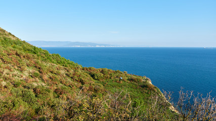 Fototapeta na wymiar view of the Black Sea coast