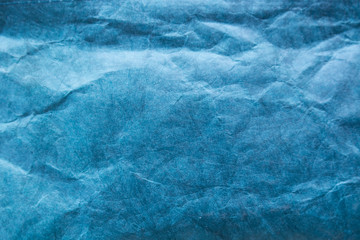 blue crumbled paper texture background