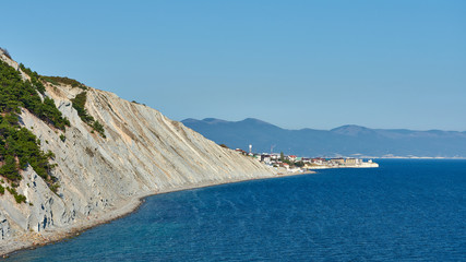 Fototapeta na wymiar view of the mountains in the Black Sea