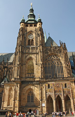 Fototapeta na wymiar Ancient Cathedral in the city of Prague