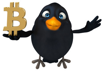 Fun bird - 3D Illustration