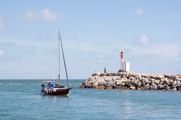 boat in the sea