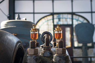 old rusty pipes and valves