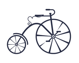Vector Illustartion of the Penny-Farthing.