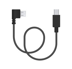 Vector Illustration of micro-USB