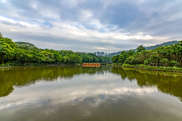 Fototapeta premium landscape with river