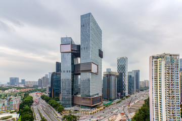 Fototapeta na wymiar New Tencent Building, Shenzhen