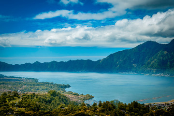 Mount Batur a volcano in Bali