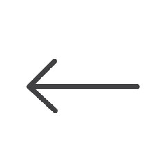 Back vector icon