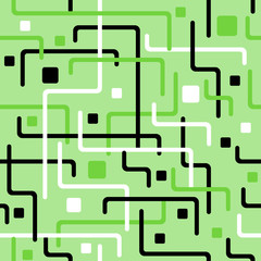 Geometry seamlessly background with lines and rectangles