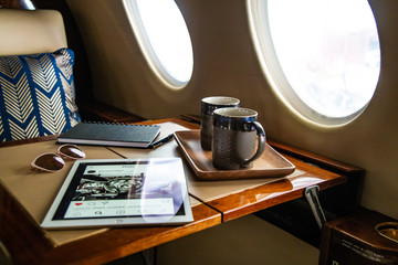 Private Jet Interior © Kelly