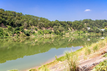 Lakes in the mountains