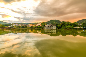 Obraz premium West Lake Park, Tai Po, Meizhou