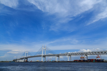 横浜港青空