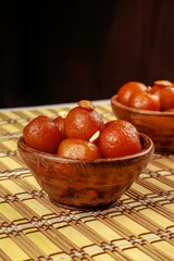 Delicious Indian Sweet Food Gulab Jamun