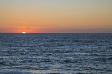 Fototapeta premium Sunset. San Diego, California, USA. Ocean, sunset, coastal view. Landscape. 