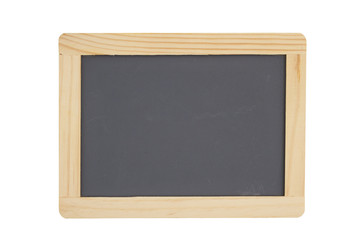 An chalkboard isolated on white
