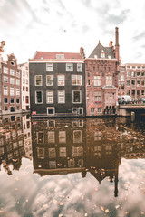 Naklejka premium Autumn in Amsterdam