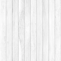 Wall murals Wooden texture seamless white wooden planks texture