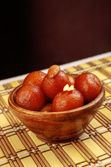 Delicious Indian Sweet Food Gulab Jamun