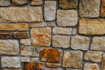 Background of the stone wall