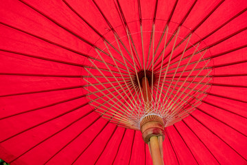 Umbrella sa paper background