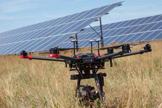Thermografie Solarinspektion mit Drohne