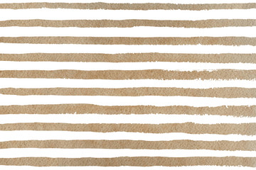 Watercolor hand drawn stripe pattern.