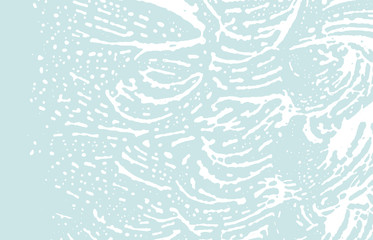 Grunge texture. Distress blue rough trace. Comely 