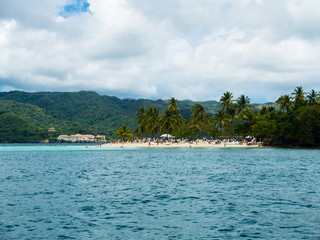 Strand Cayo Levantado, Provinz Samana, Dominikanische Republik, große Antillen, Karibik