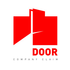 Space DOOR logo vector symbol