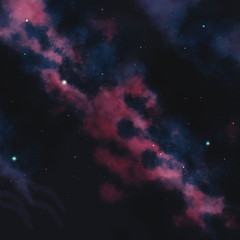 Digital painting,space,background