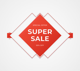 Obraz premium Black Friday sale banner.