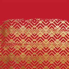 Chinese New Year golden red background