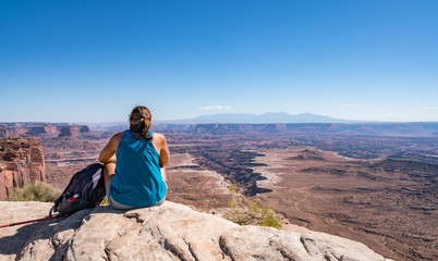Grand View Point Overlook Canyonlands National park USA