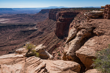 Grand View Point Overlook Canyonlands National park USA