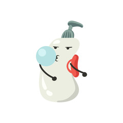 Soap dispenser dancing floss dance