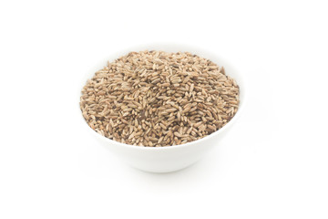 Raw Rye in a bowl