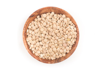Raw altramuces, lupinus albus beans. Also known as Tremoco and lupini in a bowl