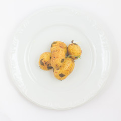 Baby potatoes cooked