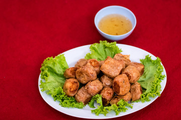 Chinese appetizer set in wedding ceremony, shellfish Main