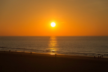 sunset at the sea
