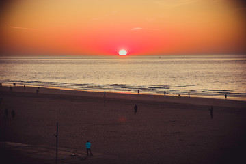 Obraz premium sunset on beach