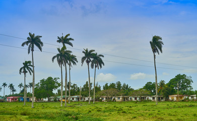 Casas de colores en el interior de Cuba