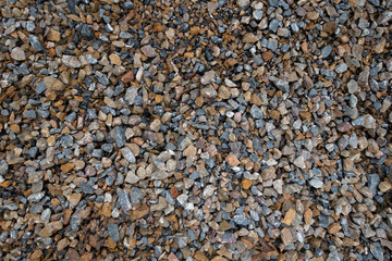 Pebbles on the beach.
