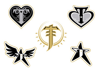 Letter T Logo Template Design Vector, Emblem, Concept Design, Creative Symbol, Icon