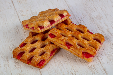 Delicious puff pastry